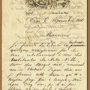 Tea stained papers.hand dyed French Love Letters